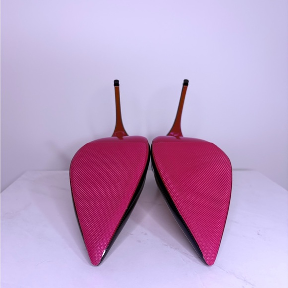 Christian Louboutin So Kate Black Patent Heels with Red Soles - Picture 6 of 7